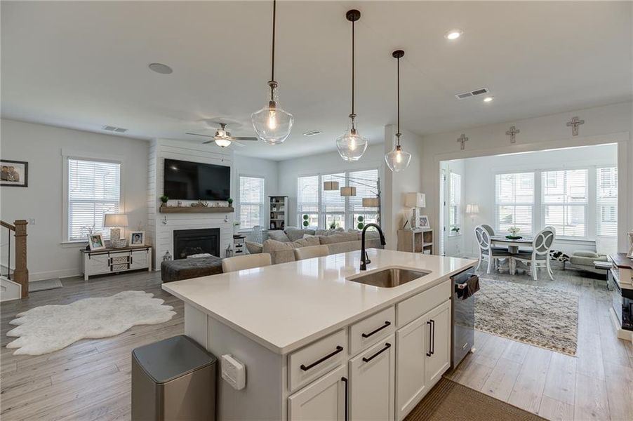 Furnished interior view inside a new home in , Cumming (Image 16).