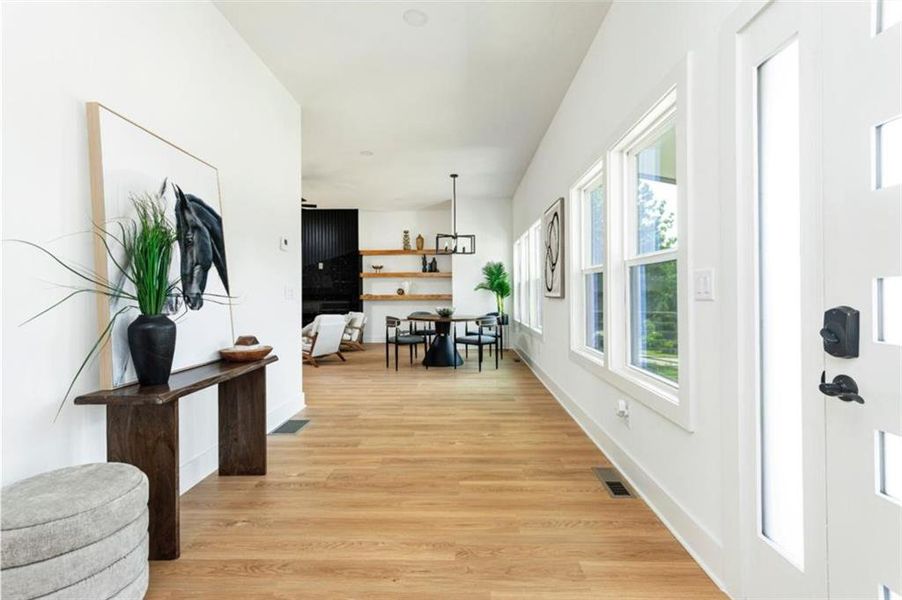 Furnished interior view inside a new home in , Monroe (Image 19).