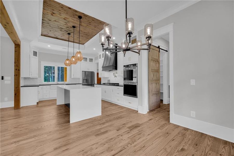 Furnished interior view inside a new home in , Monroe (Image 9).