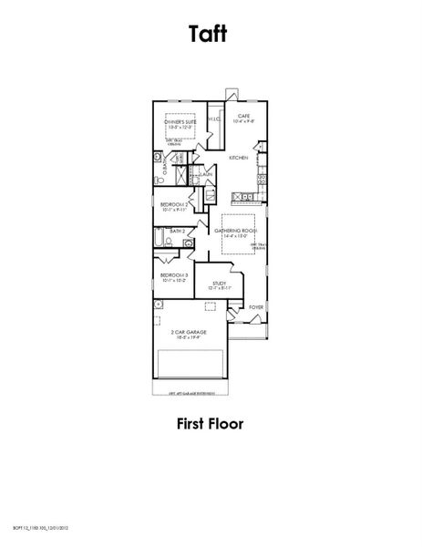 2D floor plan layout of this home in Stokesbury, Waller, TX (Image 2).