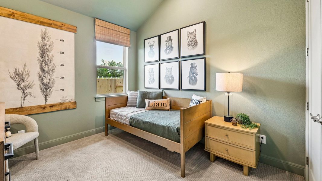 Representative furnished interior of a home built from the Oleander by DRB Homes in Oaks at San Gabriel, Georgetown (Image 8).