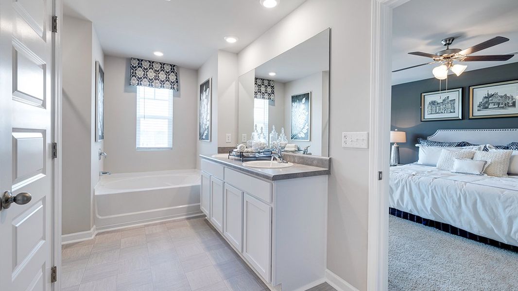 Representative furnished interior of a home built from the Hayden by D.R. Horton in Estates at Deer Hollow, Grovetown (Image 12).