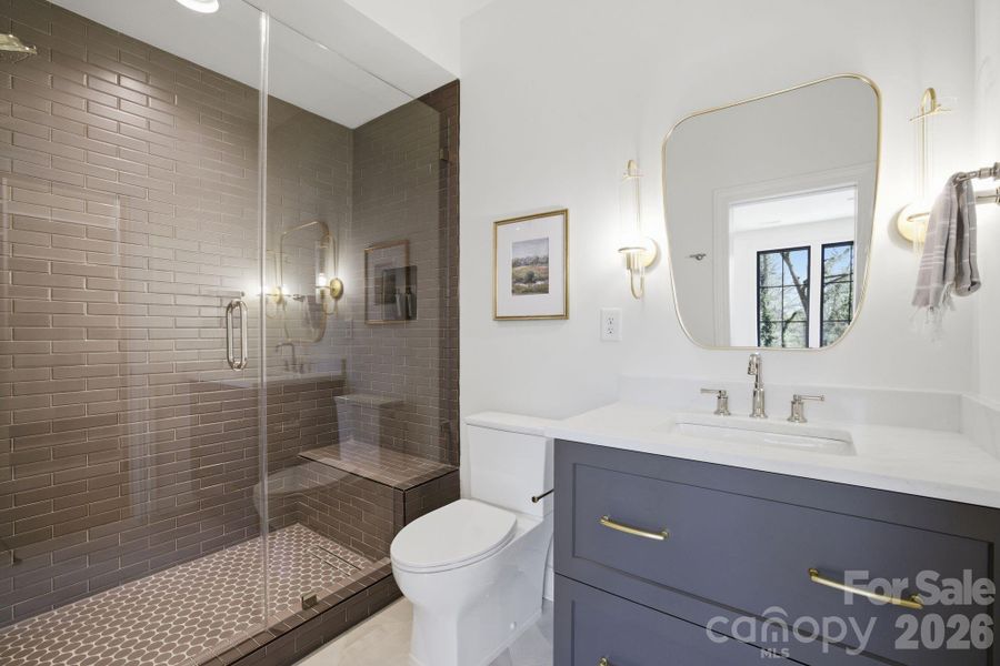 Furnished interior view inside a new home in , Charlotte (Image 35).