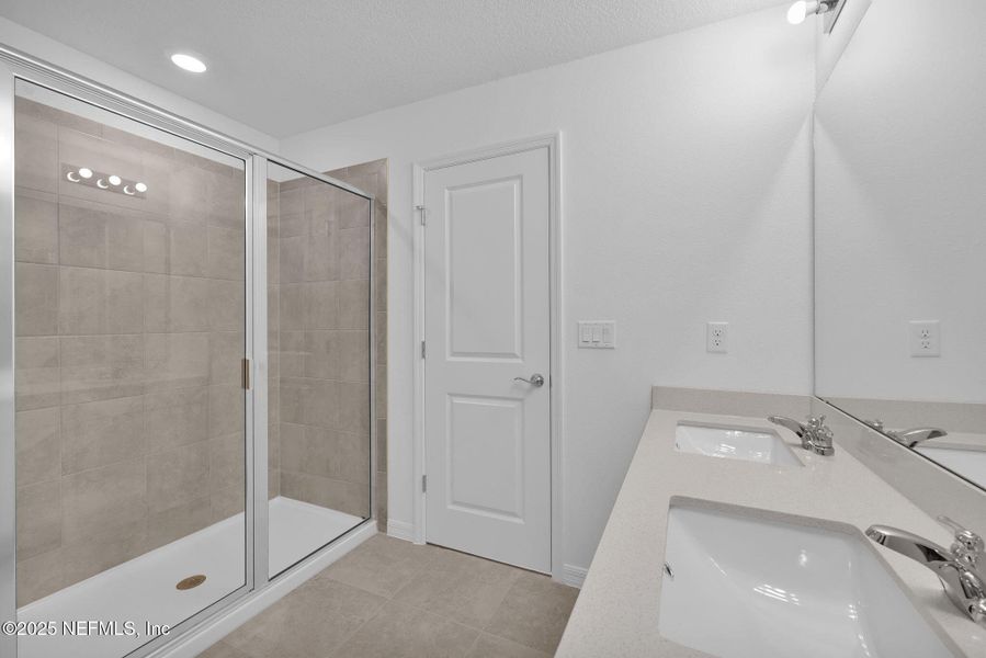 Furnished interior view inside a new home in Wells Landing, Jacksonville (Image 13).