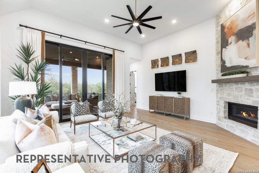 Furnished interior view inside a new home in Mayfair, New Braunfels (Image 33). Furnished interior view inside a new home in Mayfair, New Braunfels (Image 33).