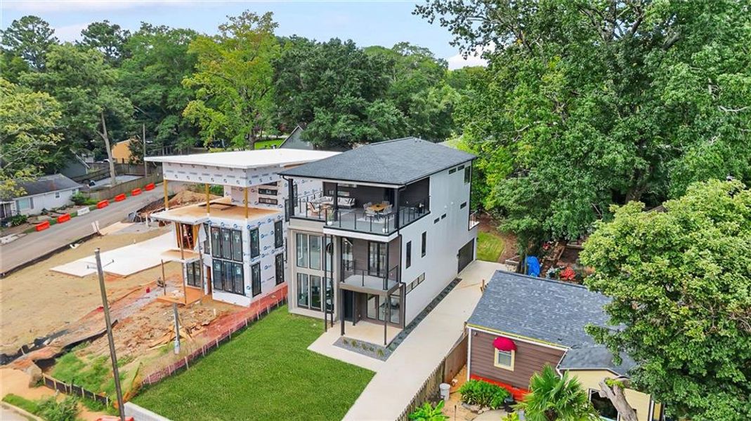 Front exterior of a new home in , Atlanta, GA, highlighting curb appeal (Image 25). Front exterior of a new home in , Atlanta, GA, highlighting curb appeal (Image 25).