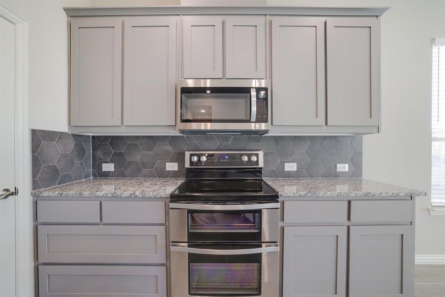 Furnished interior view inside a new home in Courts Of Bonnie Brae, Denton (Image 6). Furnished interior view inside a new home in Courts Of Bonnie Brae, Denton (Image 6).