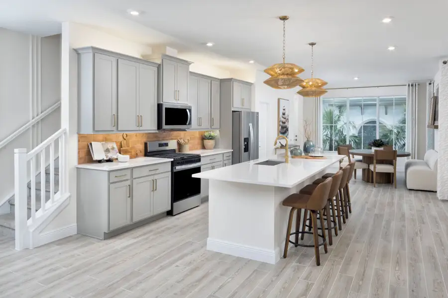 Representative furnished interior of a home built from the Prairie by Mattamy Homes in Newfield, Palm City (Image 5).