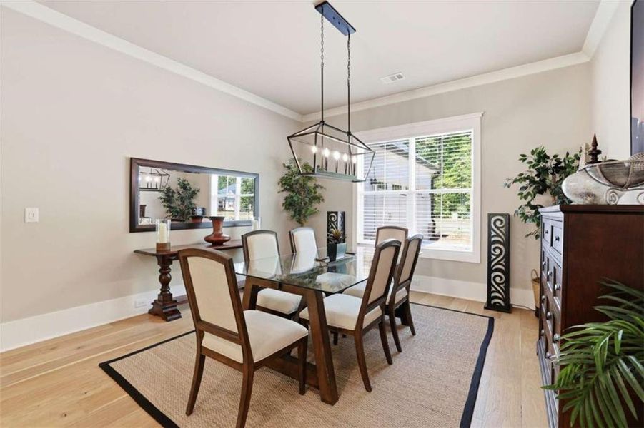 Furnished interior view inside a new home in , Clarkesville (Image 61).