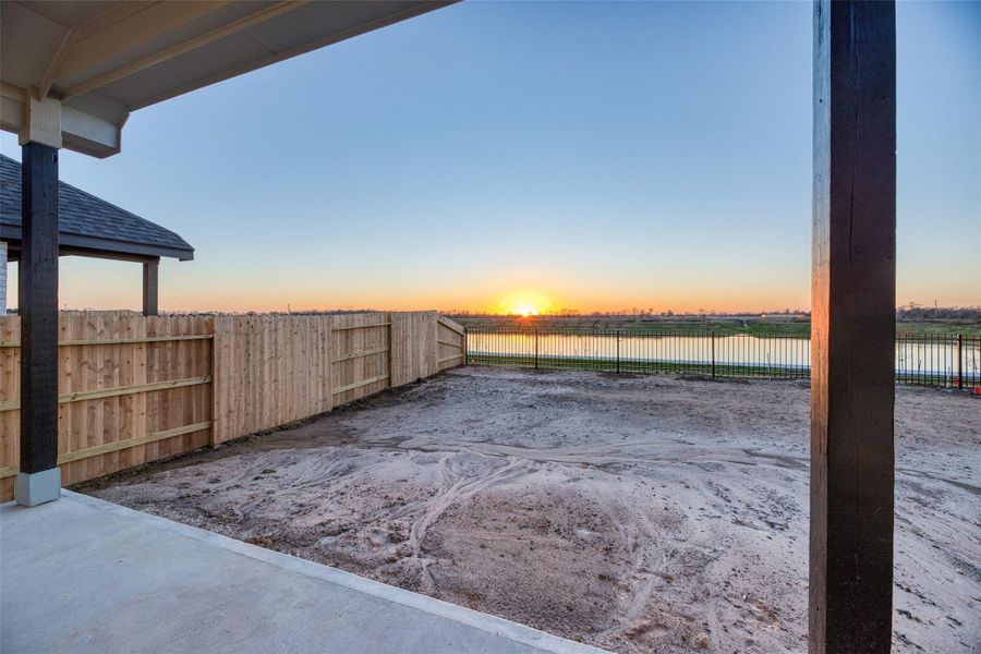 Exterior details and patio area of a home in Aldeana - Paintbrush Collection, Bonney (Image 4).