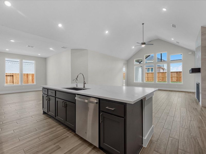 Furnished interior view inside a new home in Pecan Ridge, Fulshear (Image 6).