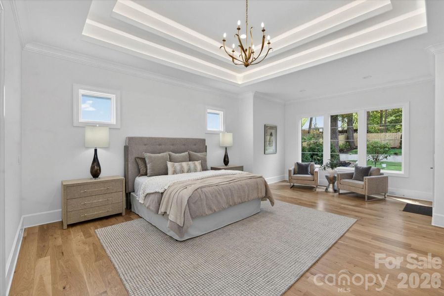 Furnished interior view inside a new home in , Charlotte (Image 31).