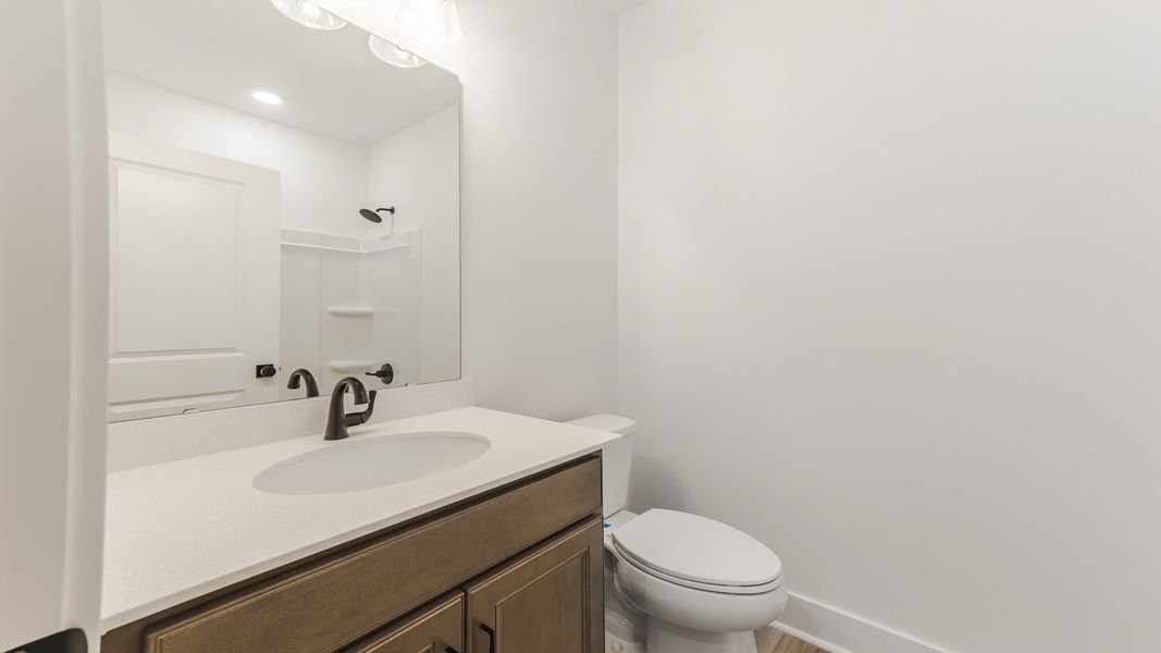 Representative furnished interior of a home built from the Colleton by DRB Homes in Creekside at Andrews, Summerville (Image 6).