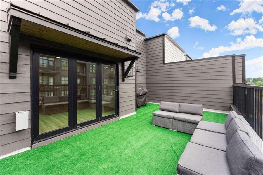 Exterior details and patio area of a home in , Sugar Hill (Image 29).
