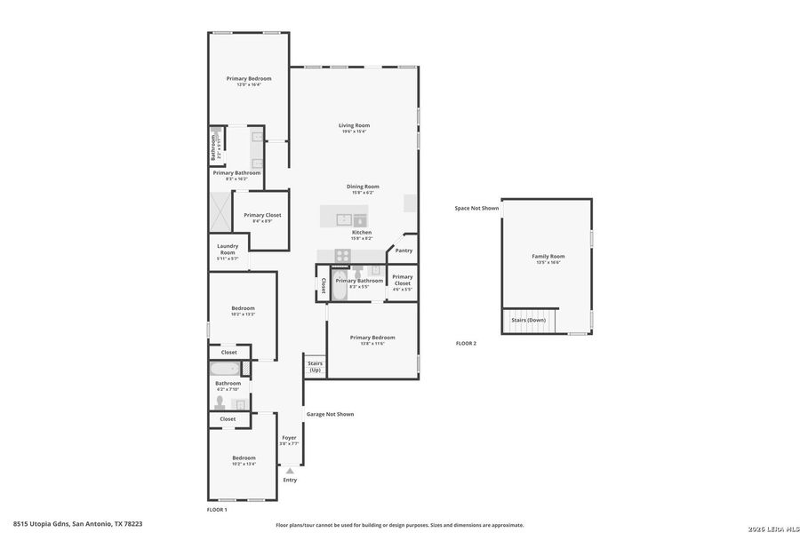 2D floor plan layout of this home in Grace Gardens, San Antonio, TX (Image 4). 2D floor plan layout of this home in Grace Gardens, San Antonio, TX (Image 4).