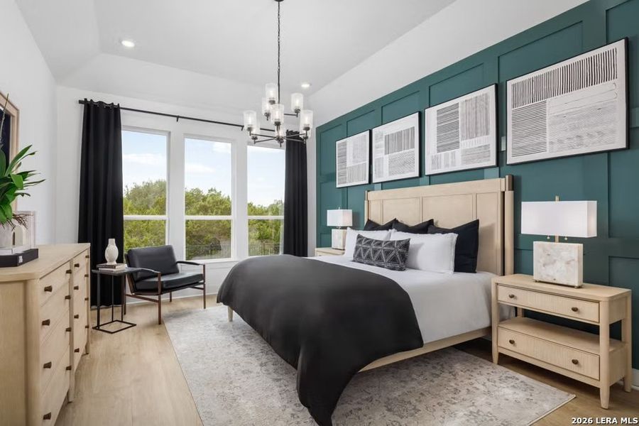 Furnished interior view inside a new home in The Parklands, Schertz (Image 7).