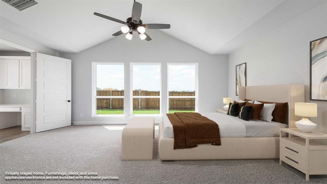 Furnished interior view inside a new home in Terraces 82'/100', Rockwall (Image 9). Furnished interior view inside a new home in Terraces 82'/100', Rockwall (Image 9).