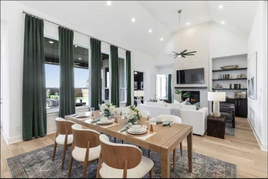 Furnished interior view inside a new home in Canyon Creek Estates, Sherman (Image 23). Furnished interior view inside a new home in Canyon Creek Estates, Sherman (Image 23).