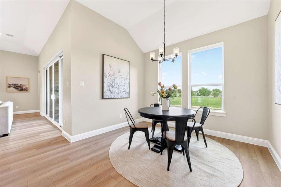 Furnished interior view inside a new home in , Royse City (Image 36).