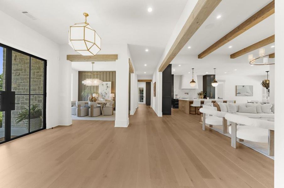 Furnished interior view inside a new home in , Alpharetta (Image 7).