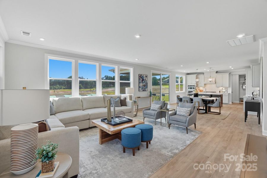 Furnished interior view inside a new home in Blair Place, Monroe (Image 6).