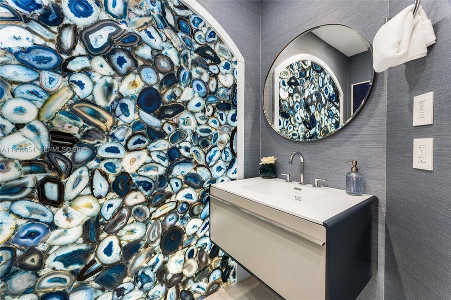 Furnished interior view inside a new home in , Key Largo (Image 14).