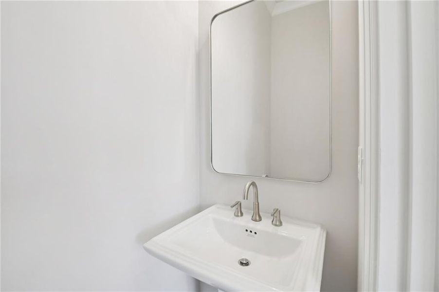 Close-up of interior finishes inside a home in Ward's Crossing Townhomes, Johns Creek (Image 13).