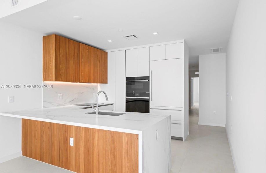 Furnished interior view inside a new home in , Miami (Image 5).