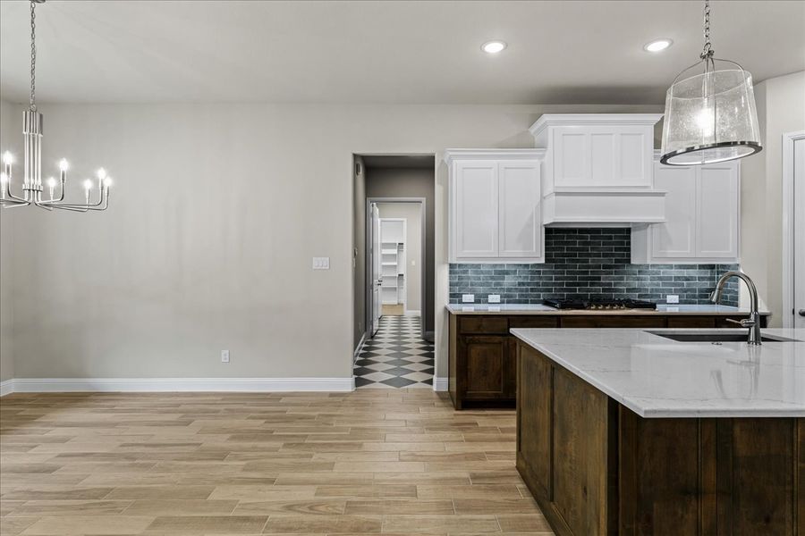 Doug Parr Homes | Hunter Plan - Kitchen and Breakfast Nook Doug Parr Homes | Hunter Plan - Kitchen and Breakfast Nook