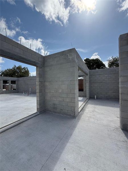 Exterior details and patio area of a home in , Sarasota (Image 8). Exterior details and patio area of a home in , Sarasota (Image 8).