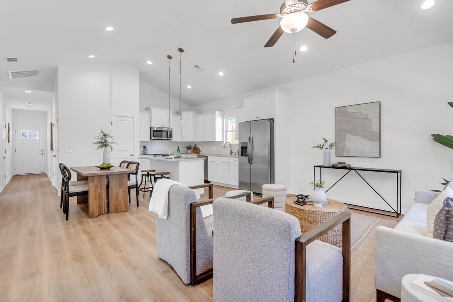 Furnished interior view inside a new home in , North Charleston (Image 14).