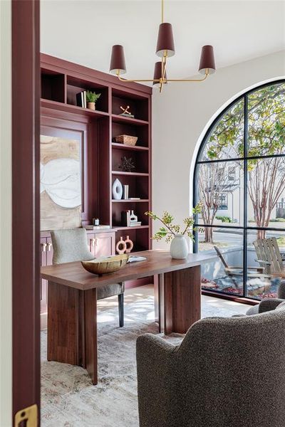 Furnished interior view inside a new home in , Dallas (Image 16).