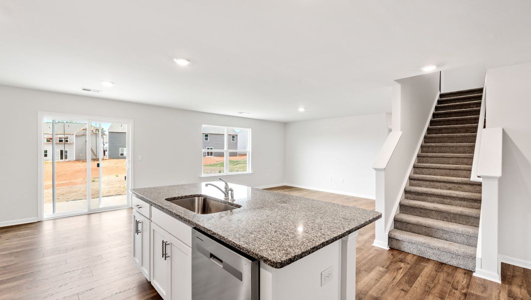 Furnished interior view inside a new home in Lakestone, Woodruff (Image 10).