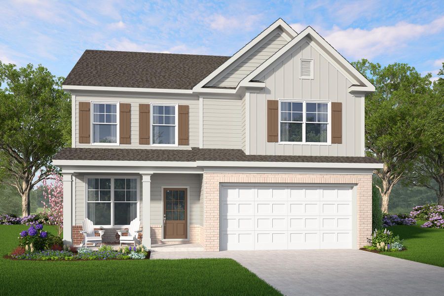 Front exterior of a home in the Oakhill Estates community, located in Adairsville, GA (Image 10).