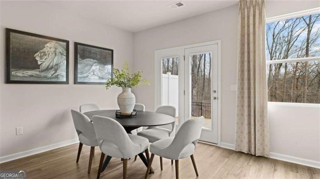 Furnished interior view inside a new home in Echo Glen, Stockbridge (Image 30).