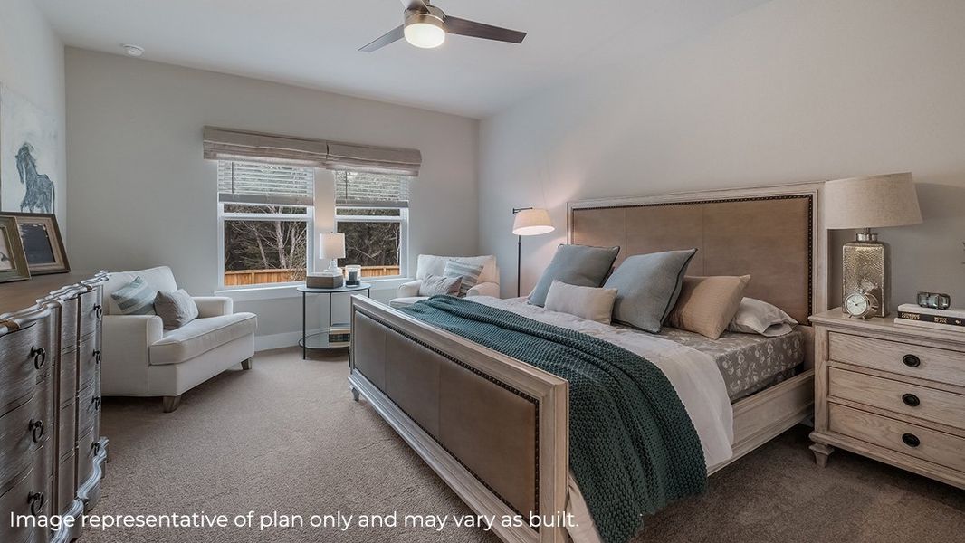 Representative furnished interior of a home built from the The Naples by D.R. Horton in Veranda, San Antonio (Image 10).