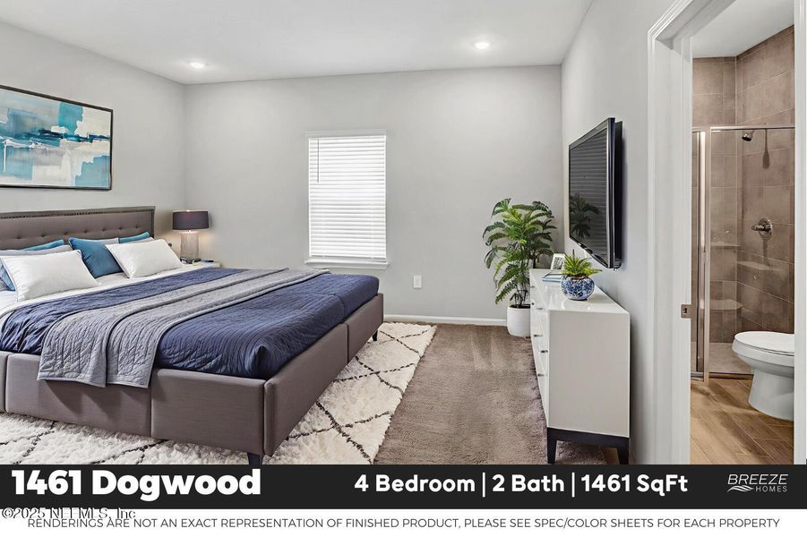 Furnished interior view inside a new home in Kings Preserve, Jacksonville (Image 5).