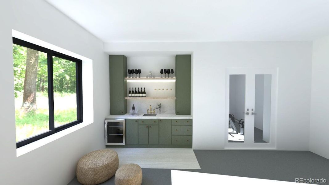 Furnished interior view inside a new home in , Denver (Image 17).