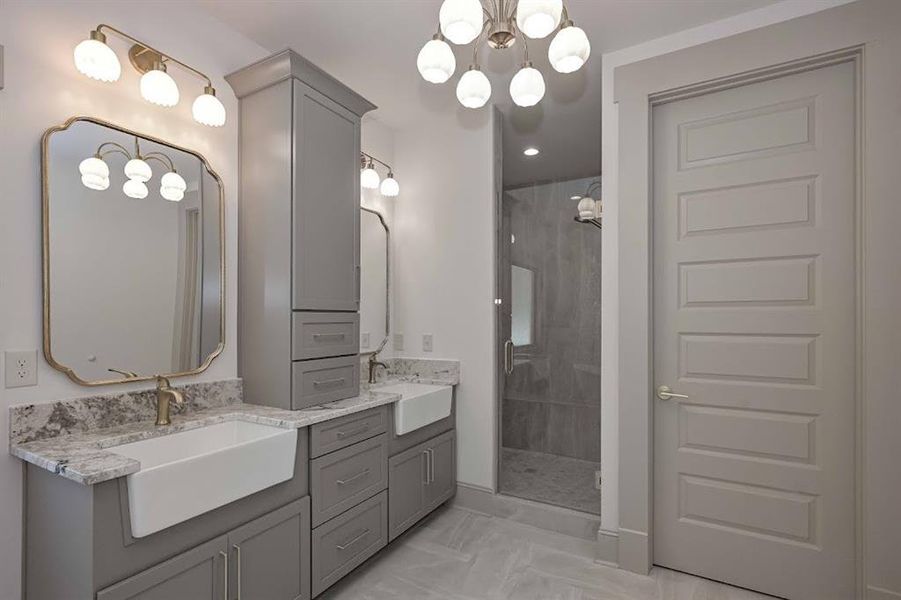 Furnished interior view inside a new home in , Carrollton (Image 11).