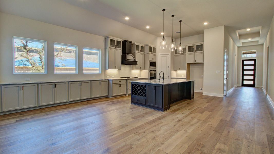 Furnished interior view inside a new home in Verandas at the Rim, San Antonio (Image 14). Furnished interior view inside a new home in Verandas at the Rim, San Antonio (Image 14).