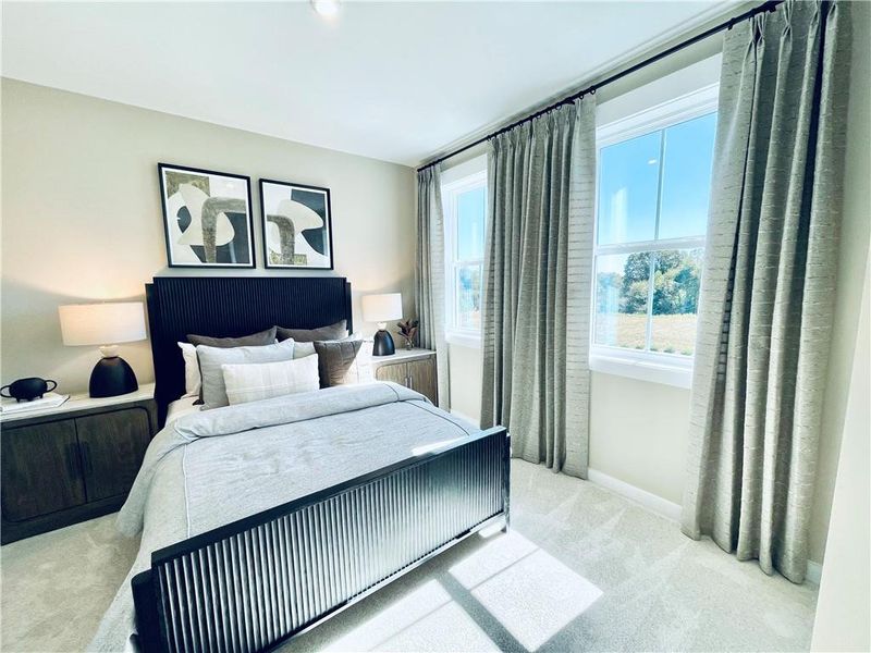 Furnished interior view inside a new home in Hopewell Reserve, Cumming (Image 34). Furnished interior view inside a new home in Hopewell Reserve, Cumming (Image 34).