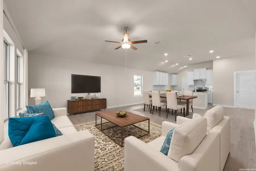 Furnished interior view inside a new home in Agave, San Antonio (Image 8).