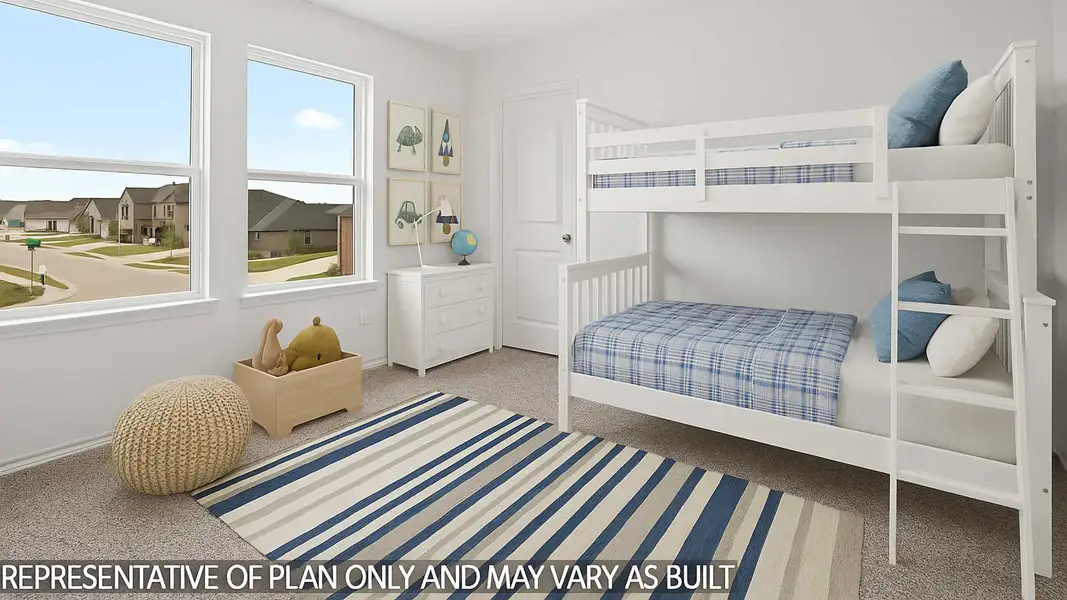 Furnished interior view inside a new home in Cypress Green, Tomball (Image 3).