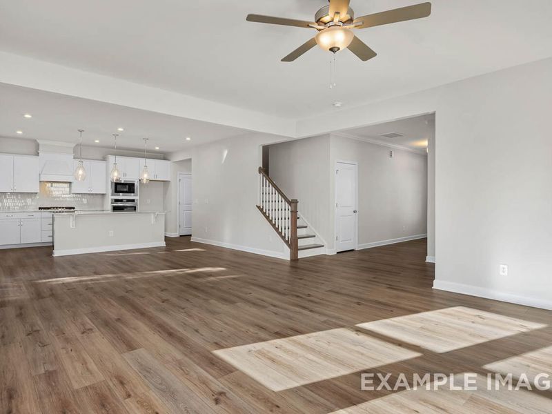 Spacious, unfurnished interior of a new home in Retreat at North Main, Lillington (Image 10).