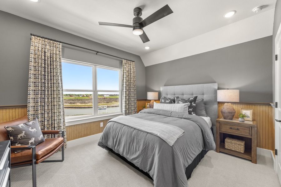 Representative furnished interior of a home built from the 6051 by Tradition Homes in StarView, Prosper (Image 48).