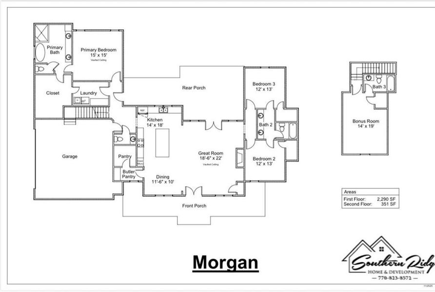 2D floor plan layout of this home in , Carrollton, GA (Image 5).