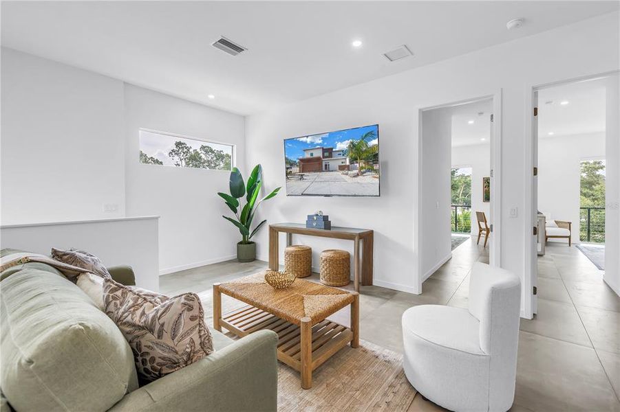 Furnished interior view inside a new home in , Sarasota (Image 36).