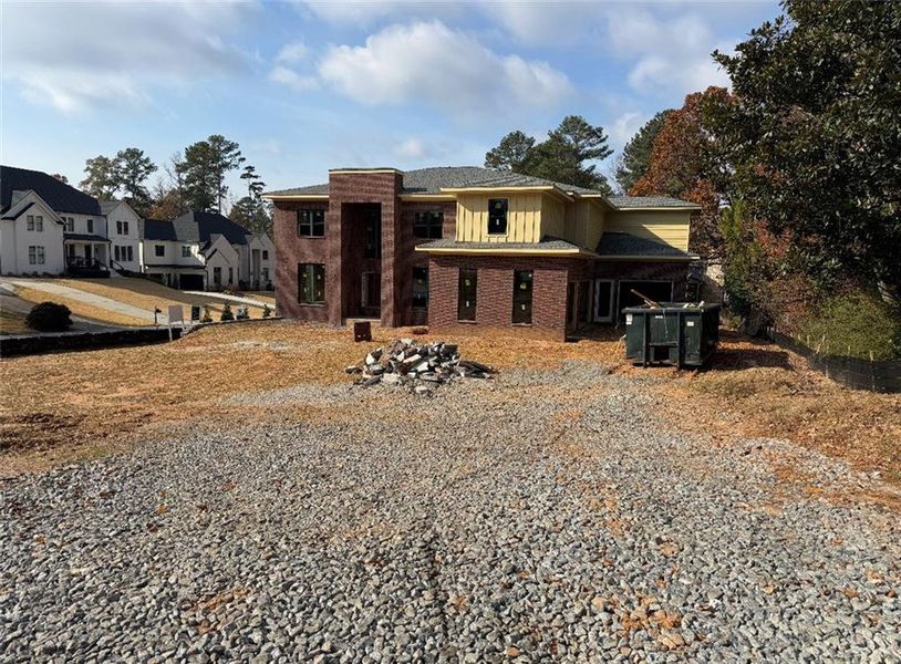 In-progress construction of a new home in , Marietta, GA (Image 5). In-progress construction of a new home in , Marietta, GA (Image 5).
