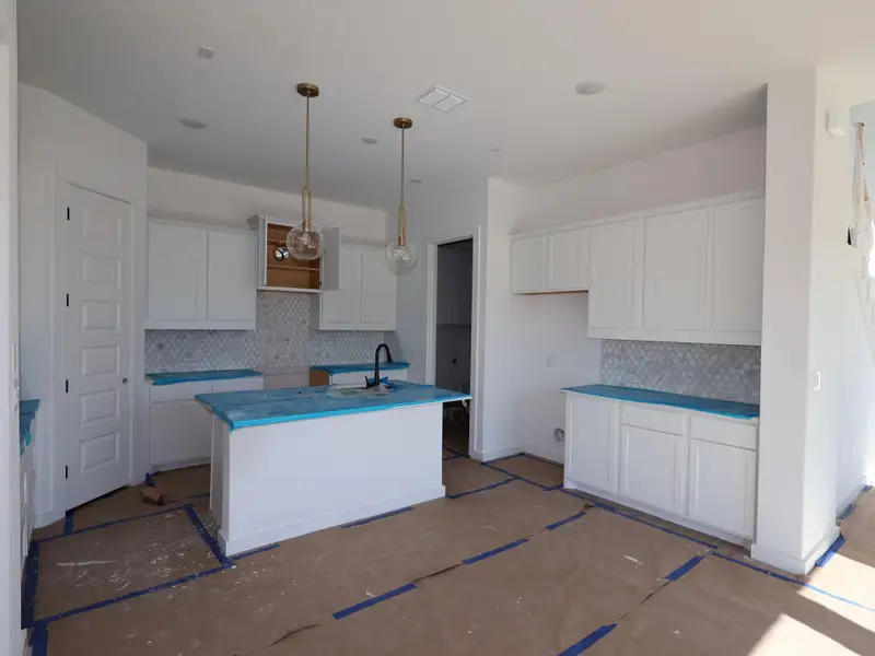 In-progress construction of a new home in Cedar Brook, Leander, TX (Image 8).