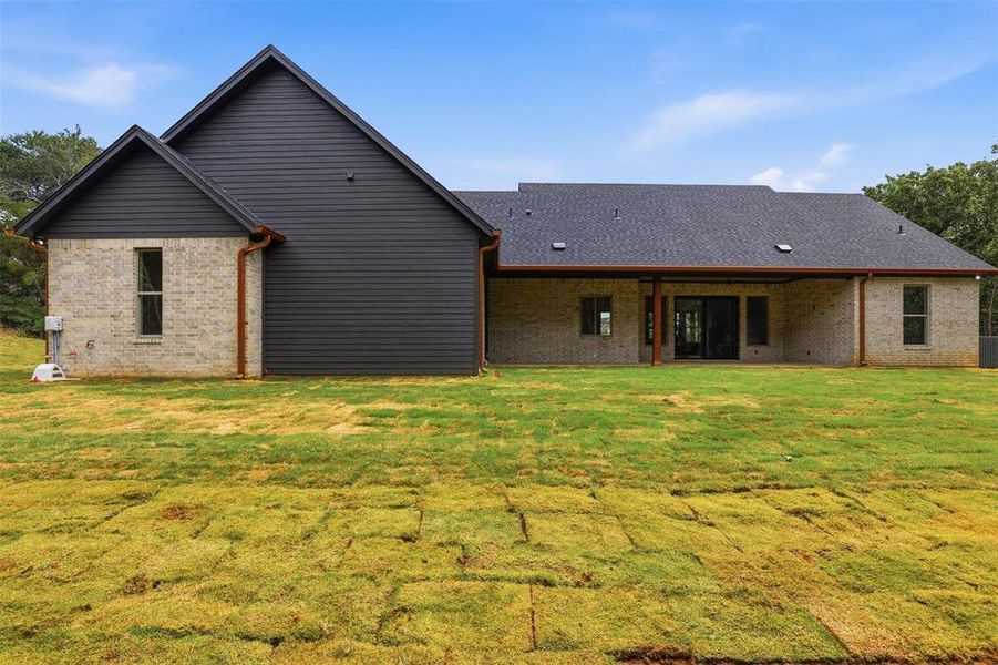 Exterior details and patio area of a home in , Granbury (Image 32). Exterior details and patio area of a home in , Granbury (Image 32).